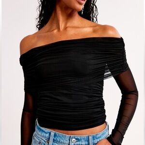 Abercrombie & fitch mesh top